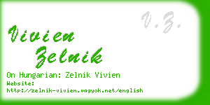 vivien zelnik business card